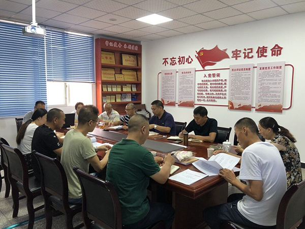 忠縣分公司黨支部召開“不忘初心、牢記使命”專題組織生活會和民主評議黨員.jpg